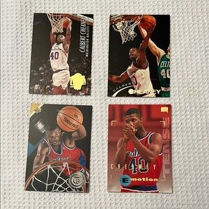 Calbert Cheaney Basketball Trading Cards Set